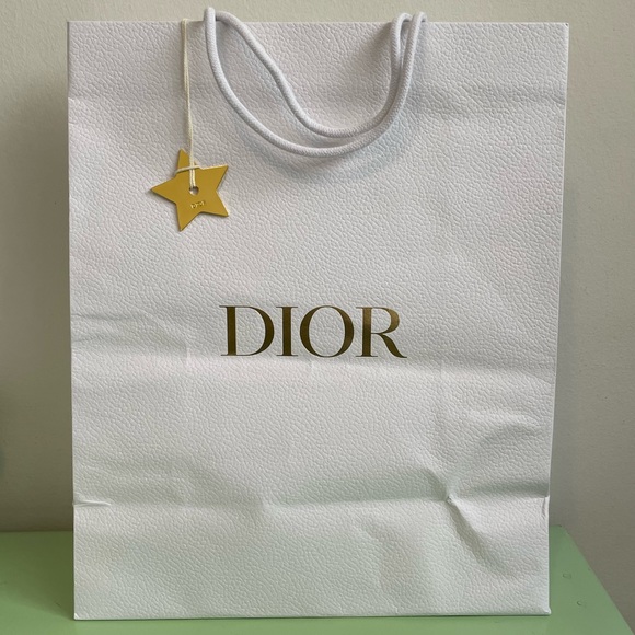 Authentic Dior Large Shopping back with Gold Star Charm - Picture 2 of 12